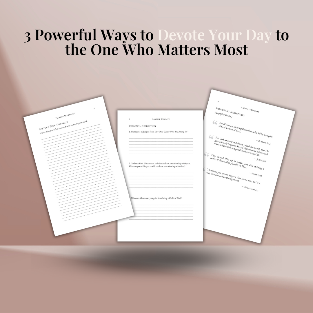 Trusting His Process: The Power of Loving Yourself the Way God Loves You Women's Devotional